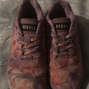 NOBULL Purple and Red Athletic Sneakers